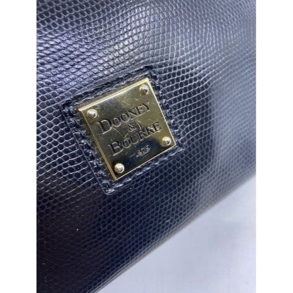 Dooney And Bourke Summer Black Leather Cross Body Bag - Picture 7 of 9